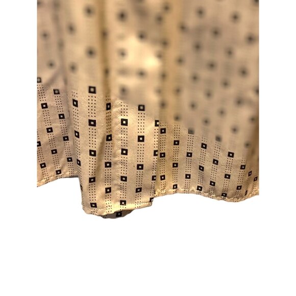 High Profile Button Down Blouse Beige Size 20W Vintage - Picture 10 of 13